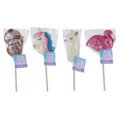 Lolly Erdbeer mit Tiermotiven