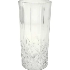 Longdrinkglas mit Muster, 350 ml
