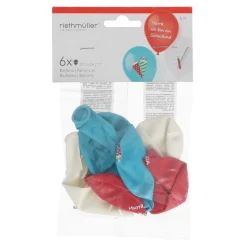 Luftballons Schule Ø = 27,5 cm, 6 Stück