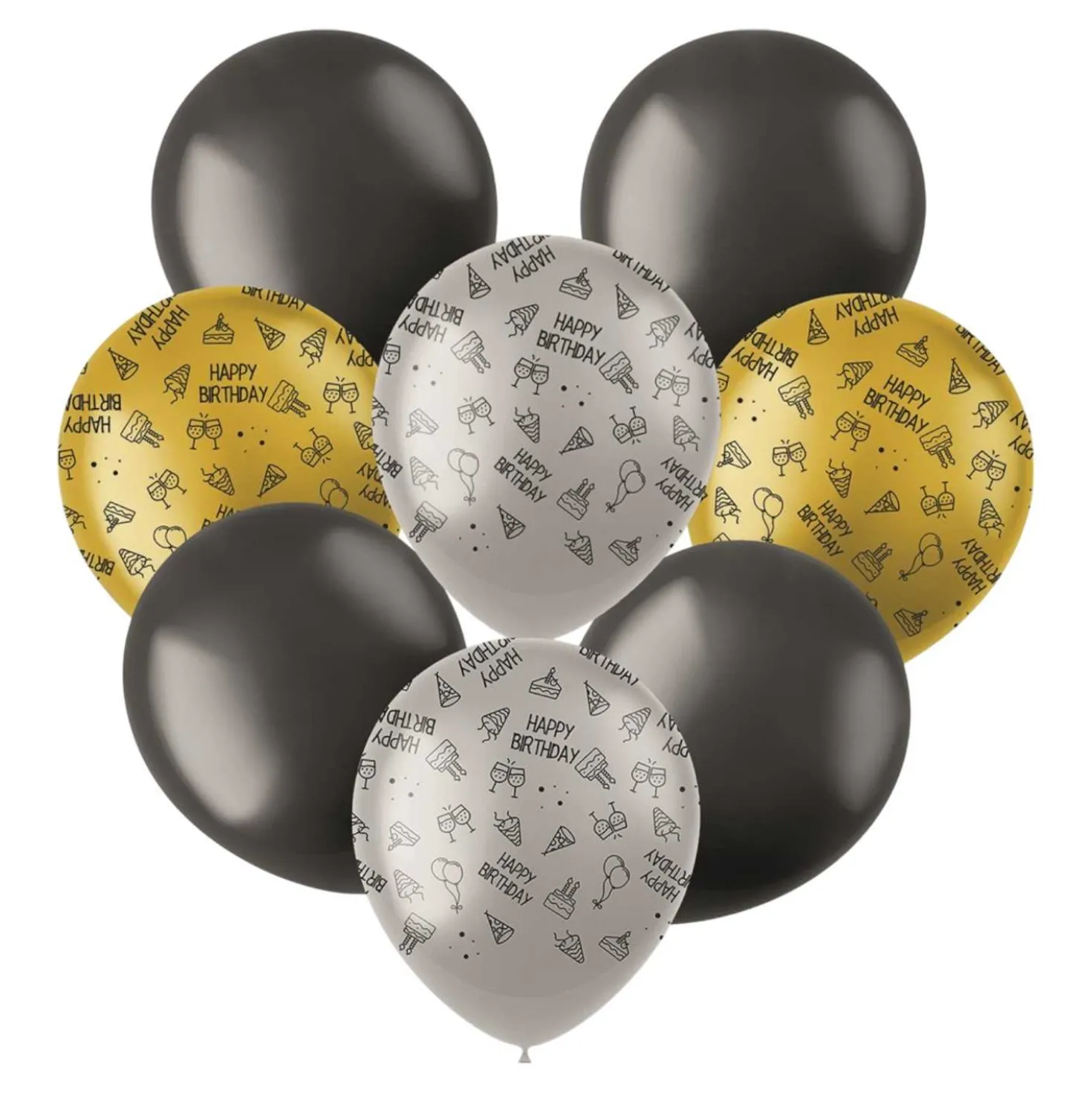 Luftballons Shining Glam, 8 Stück