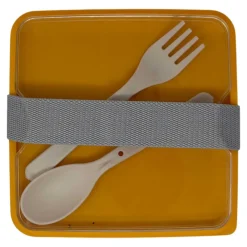 Lunchbox mit Besteck quadratisch/rechteckig
