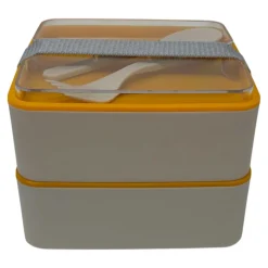 Lunchbox mit Besteck quadratisch/rechteckig