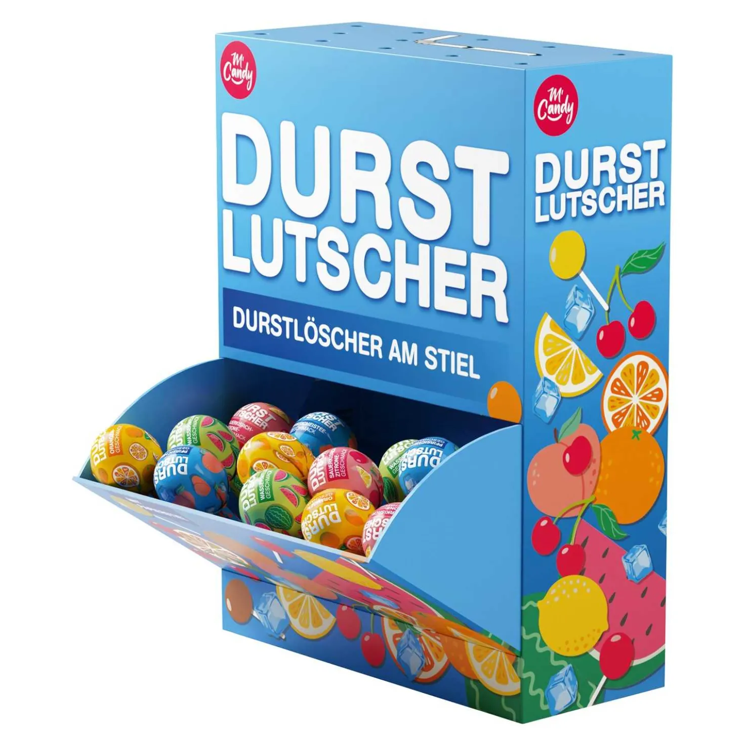 Lutscher am Stiel Durstlöscher