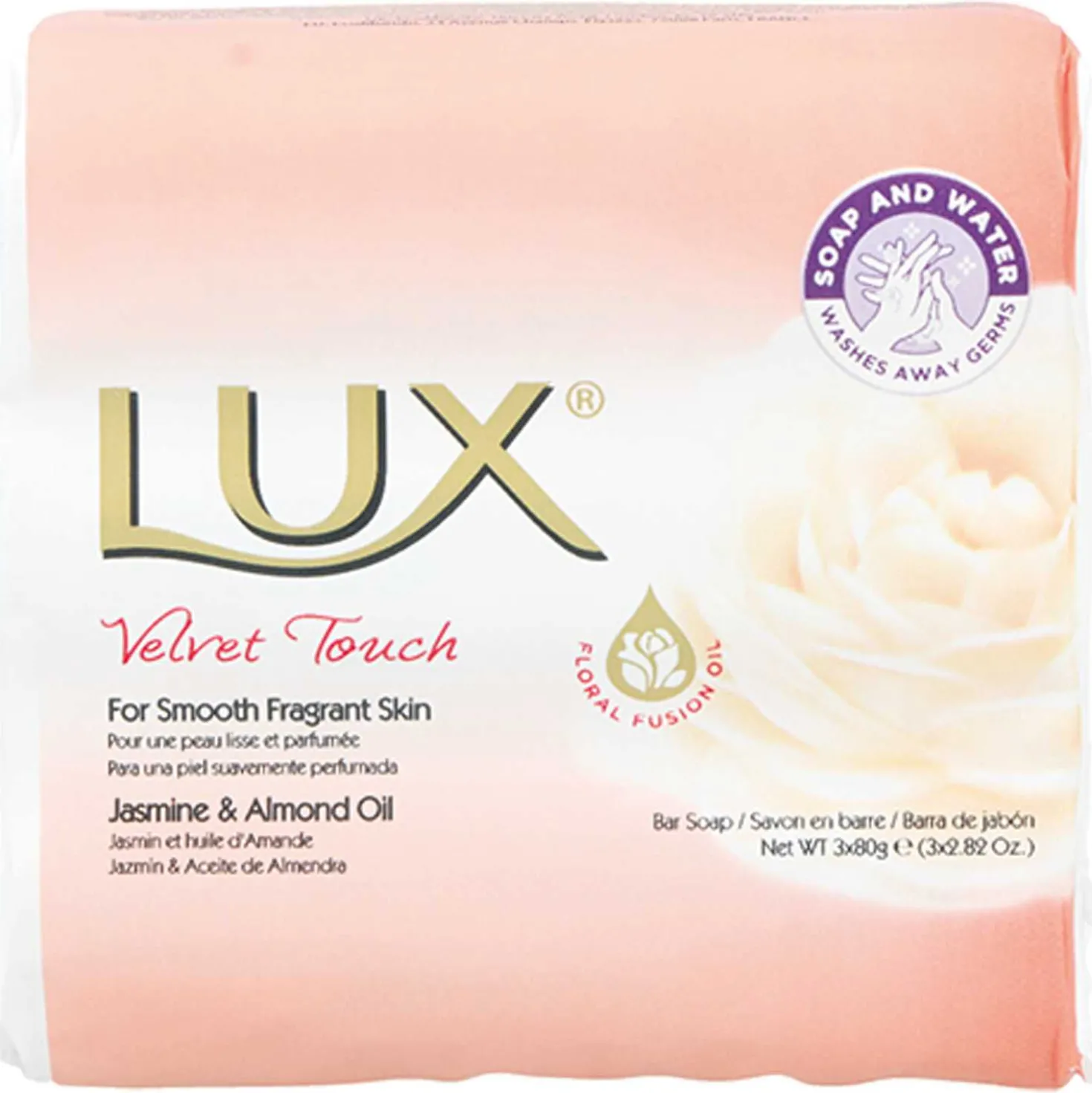 Lux Seife Velvet Touch, 80 g, 3 Stück