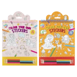 Malblock Colour your own sticker