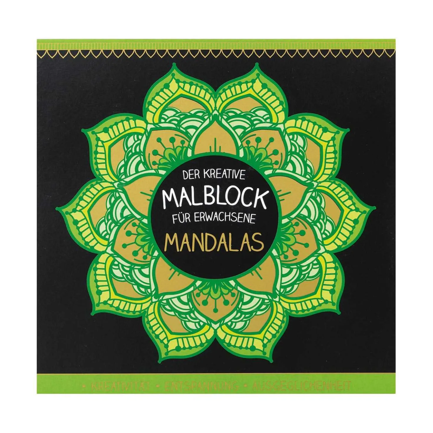 Malblock für Erwachsene, 80Seiten + CD