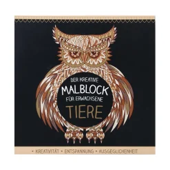 Malblock für Erwachsene, 80Seiten + CD