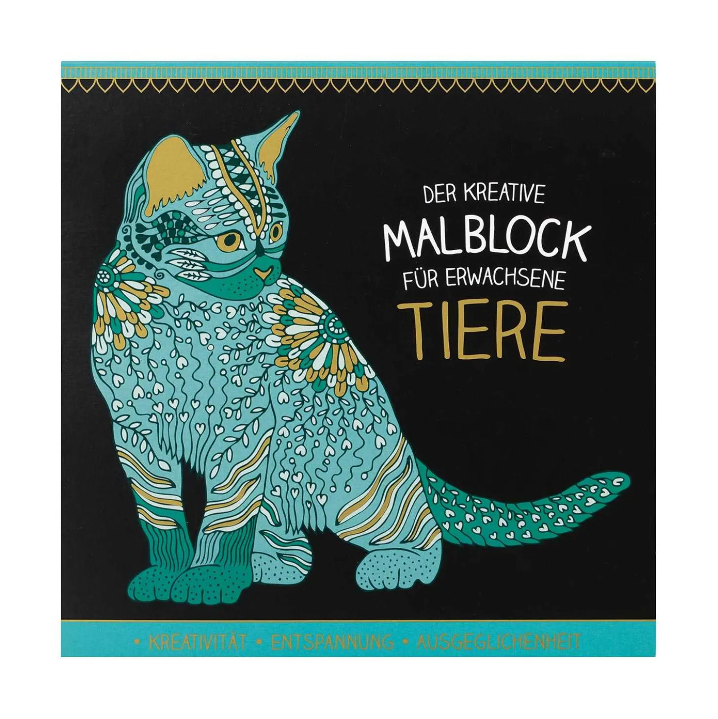 Malblock für Erwachsene, 80Seiten + CD