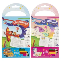 Malblock Mini Beschäftigungsblock 5 Stifte