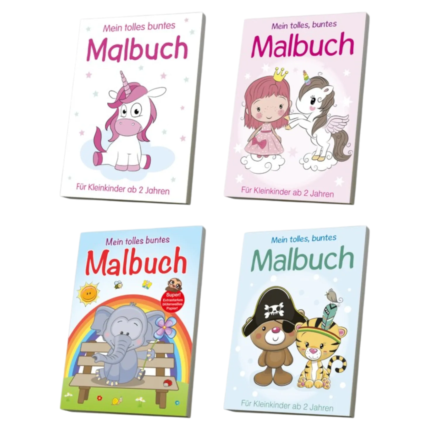 Malbuch für Kleinkinder A4, 64 Seiten