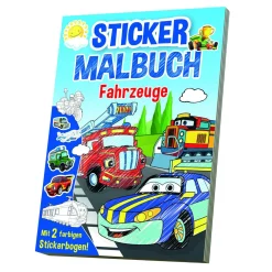 Malbuch mit Sticker, 64 Seiten