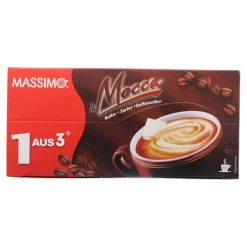 Massimo Mocca Kaffee+Zucker+Kaffeeweißer, 10 x 18 g