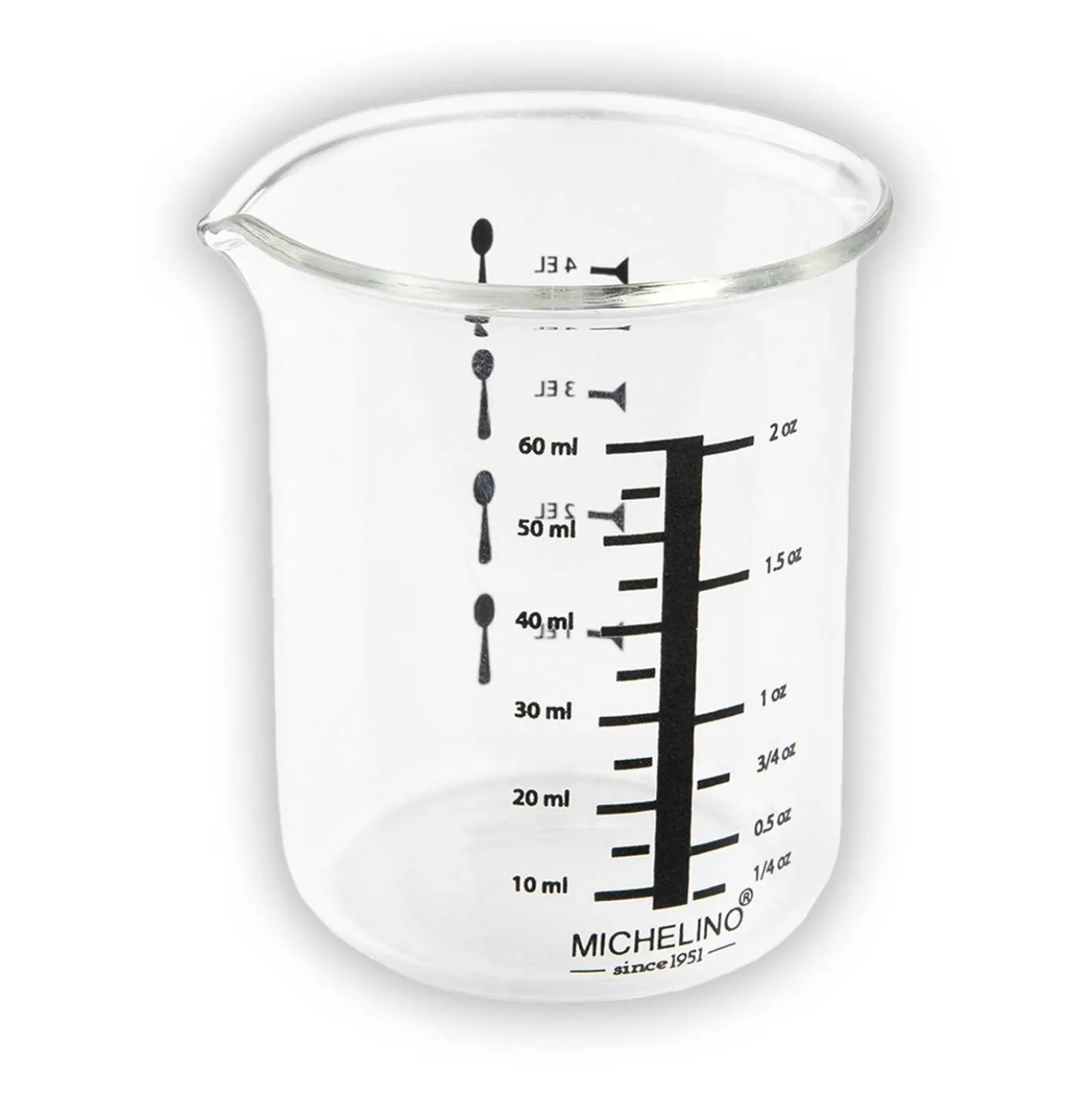 Messbecher Glas, 60 ml