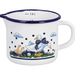 Milchtopf 1ltr. Emaille