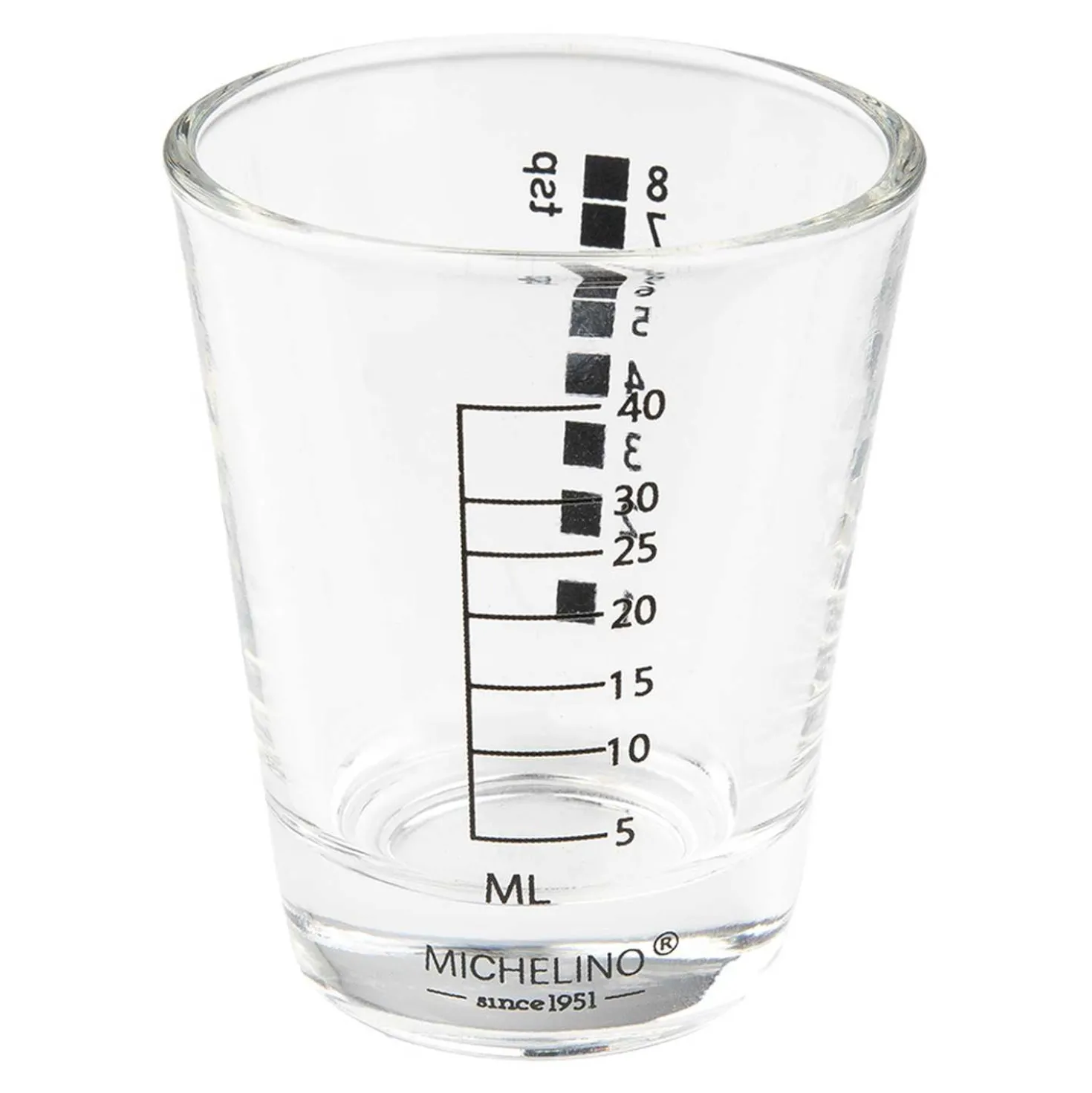 Mini Messbecher Sodalime Glas 40 ml