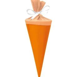 Mini-Schultüten blanko zum Dekorieren 12 cm rund farbig 6er