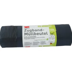 Müllsäcke 120ltr. Zugband, 20 Stück