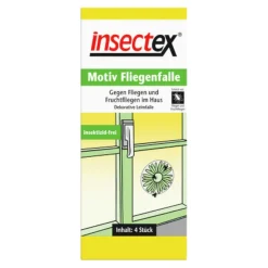 Motiv-Fliegenfalle Insectex, 4 Stück