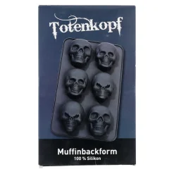 Muffinbackform Totenkopf 100% Silikon