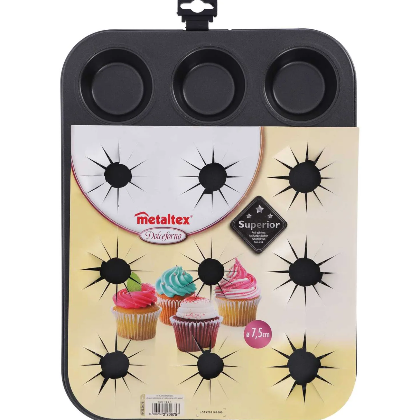 Muffinform Antihaft, 12 Stück