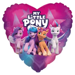 My little Pony Folienballon Herz, 45 cm