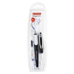 my.pen Füllhalter M Rechtshänder, schwarz/weiß, M-Feder