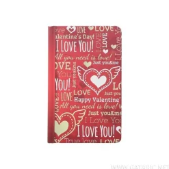 Notizbuch A6 lin. Fiori versch. Designs, 96 Blatt