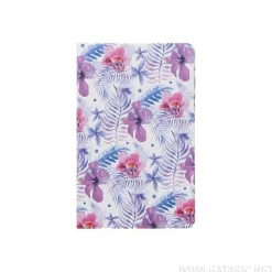 Notizbuch A6 lin. Fiori versch. Designs, 96 Blatt