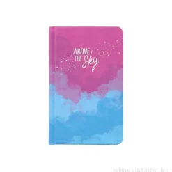 Notizbuch A6 lin. Sky versch. Designs, 96 Blatt
