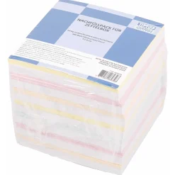 Notizzettel 900Bl. Nachfüller farbig/, weiß