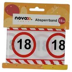 novooo Absperrband 18 15 m Jubiläum