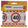 novooo Absperrband 40 15 m Jubiläum