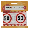 novooo Absperrband 50 15 m Jubiläum