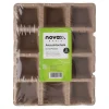 novooo Anzuchtschalen 3x12 Zellen Papier, 3-teilig