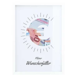novooo Bilderrahmen Geld Euro