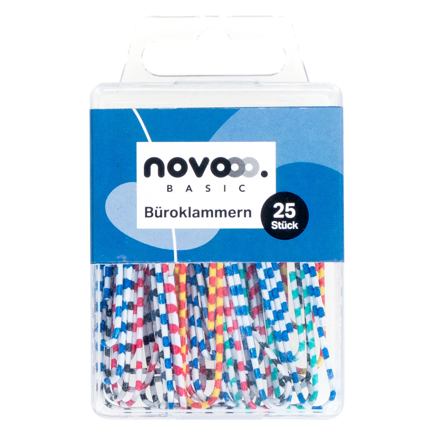 novooo Büroklammern, 100 Stück