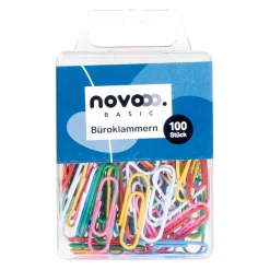 novooo Büroklammern, 100 Stück