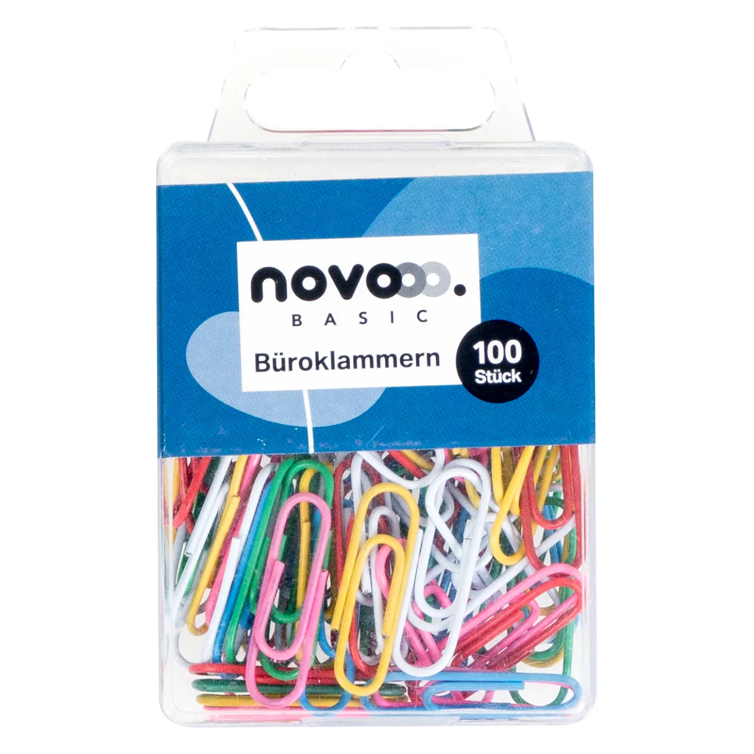 novooo Büroklammern, 100 Stück