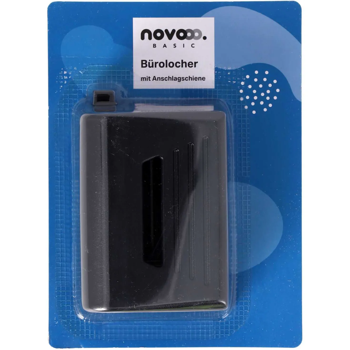 novooo Bürolocher m Anschlagschiene