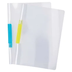 novooo Cliphefter farbiger Clip, transparent