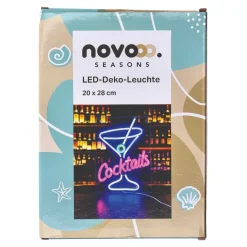 novooo Deko LED Leuchte Cocktaildesign