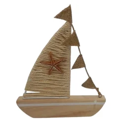 novooo Deko Segelboot Figur