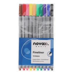 novooo Fineliner, 10 Stück