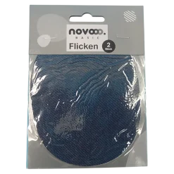 novooo Flicken dunkelblau 10,5 x 13,3 cm, 2 Stück