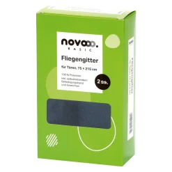 novooo Fliegengitter für Türen antrazit, 2 Stück