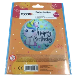 novooo Folienballon Einhorn