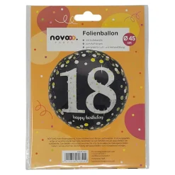 novooo Folienballon holo 18 Jahre