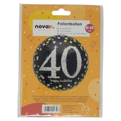 novooo Folienballon holo 40 Jahre