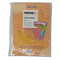 novooo Folienballon 7 Jahre Regenbogen, 90 cm