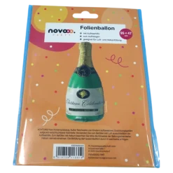 novooo Folienballon Sektflasche